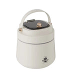 Adults Stainless Steel Insulated Lunch Box With Spoon And Fork, Insulated Bag, Leak-Proof, Keeps Food Warm