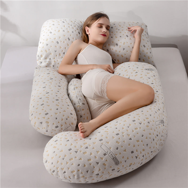 Pregnancy Pillow Waist Support Belly Cradle Multi-Functional Side Sleep Pillow Pregnancy Sleepin