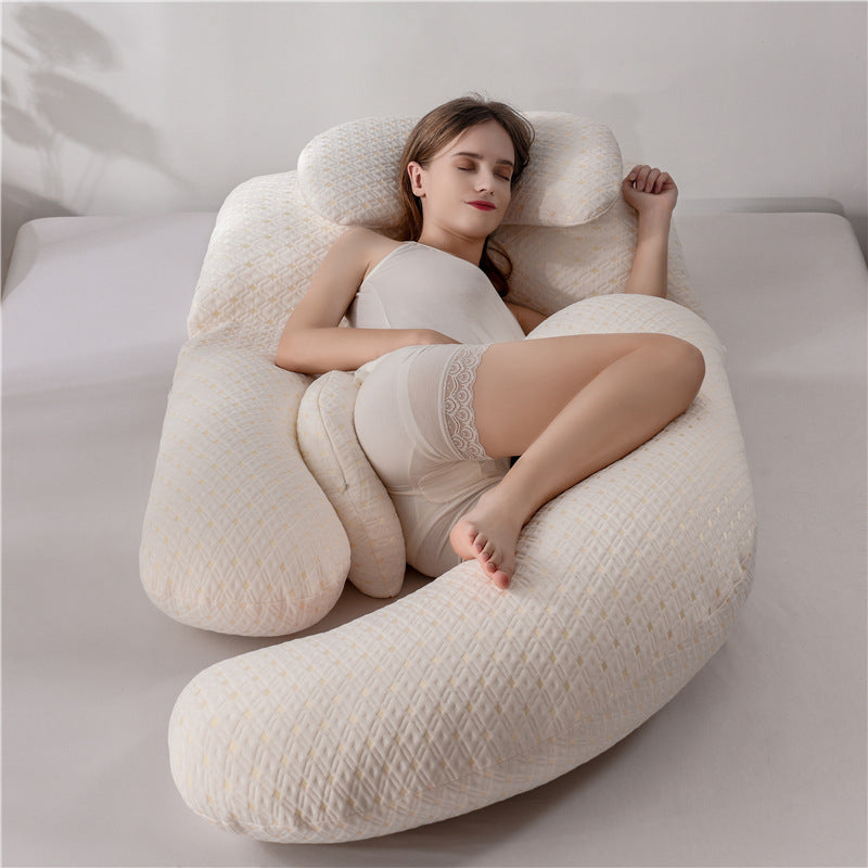 Pregnancy Pillow Waist Support Belly Cradle Multi-Functional Side Sleep Pillow Pregnancy Sleepin