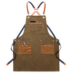 Hairstylist apron denim custom logo