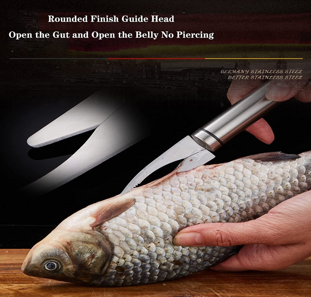 Remove Shrimp Line Knife 304 Stainless Steel Shrimp Peeler Creative Kitchen Pick Fish Intestines Gadget 2 In 1 Double-Headed Shrimp Knife