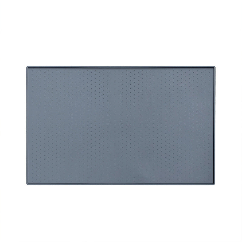 Pet Placemat Edible Grade Silicone Anti-Spill Non-Slip Waterproof Easy to Clean Large Cat and Dog Mat