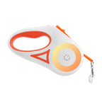 Dog walking rope with LED light automatic retractable traction rope non gripping dog traction rope pet supplies