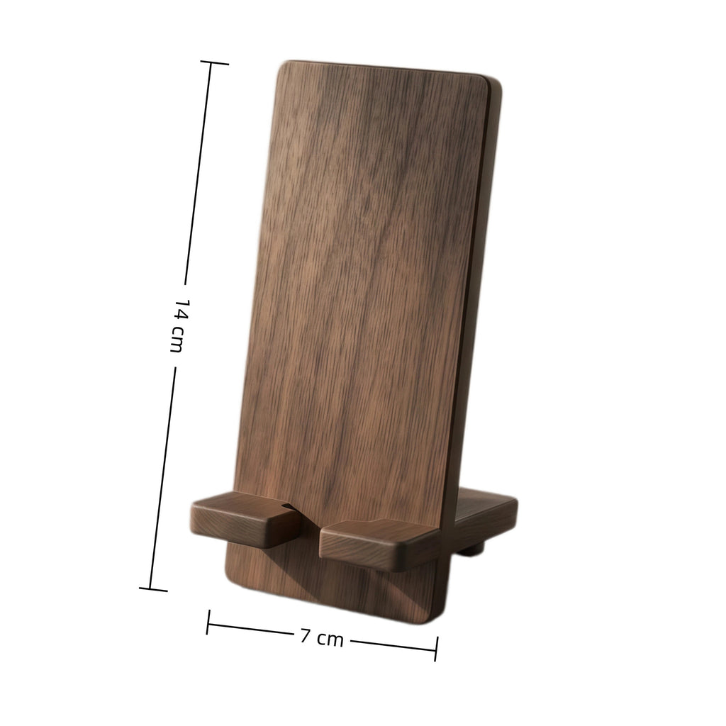 Solid wood mobile phone stand desktop