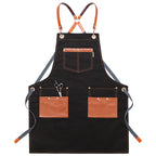 Hairstylist apron denim custom logo