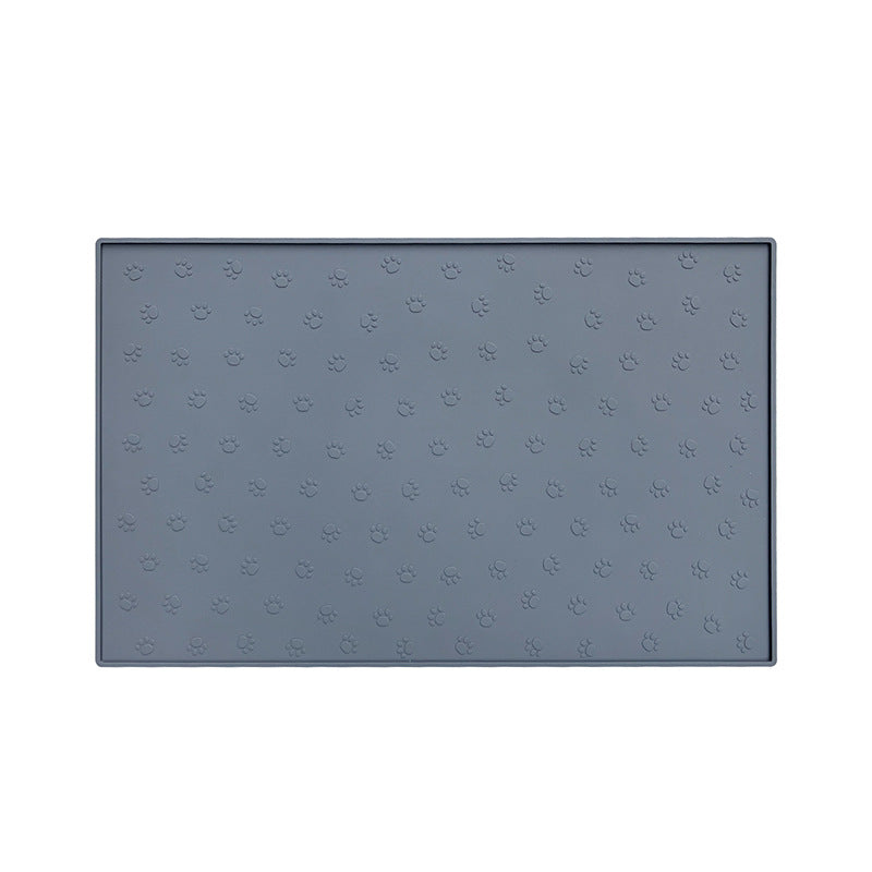 Pet Placemat Edible Grade Silicone Anti-Spill Non-Slip Waterproof Easy to Clean Large Cat and Dog Mat