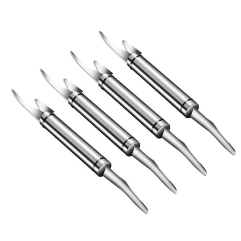 Remove Shrimp Line Knife 304 Stainless Steel Shrimp Peeler Creative Kitchen Pick Fish Intestines Gadget 2 In 1 Double-Headed Shrimp Knife