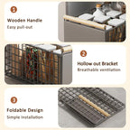 New Kitchen Pull-Out Cabinet Organizer, Sliding Rail Drawer for Spice and Bottle Storage