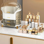 Multi Functional Makeup Storage Box Multi-Layer Desktop Transparent Dustproof Dressing Boxes Large Capacity Acrylic With Drawers