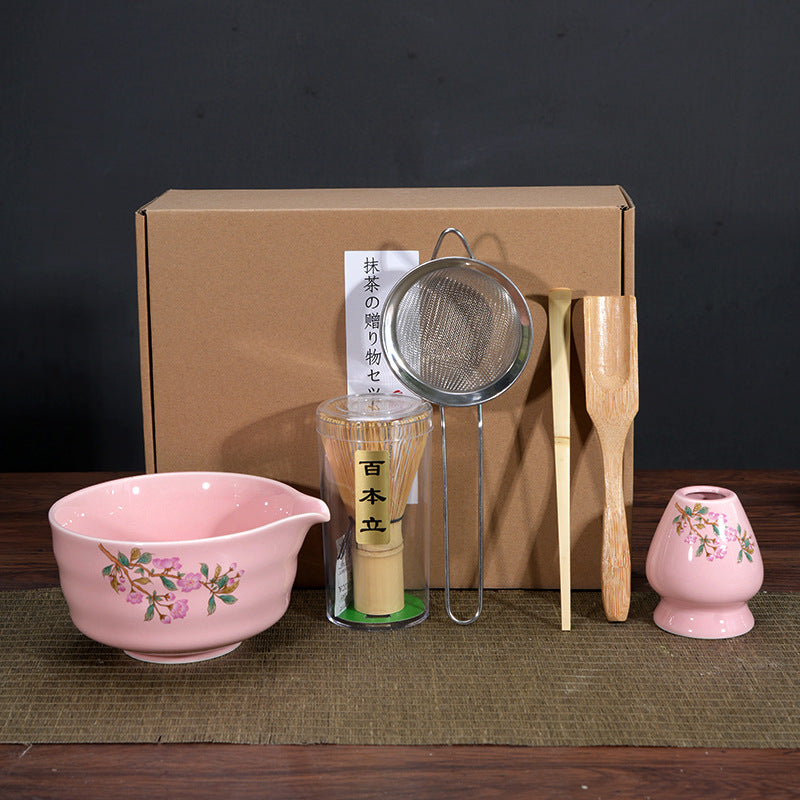 Matcha Bowl Matcha Making Tea Ordering Tool Ceramic Tea Bowl Teacup Blender Matcha Brushing Tea Whisker Set