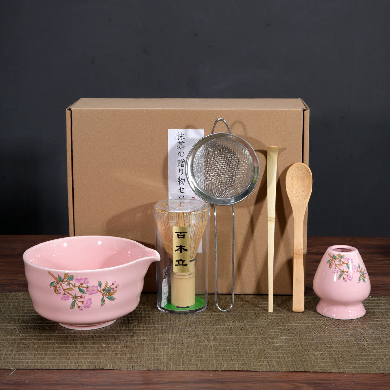 Matcha Bowl Matcha Making Tea Ordering Tool Ceramic Tea Bowl Teacup Blender Matcha Brushing Tea Whisker Set
