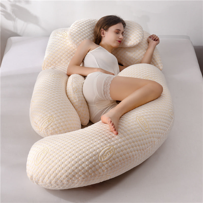 Pregnancy Pillow Waist Support Belly Cradle Multi-Functional Side Sleep Pillow Pregnancy Sleepin