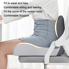 Seat cushion backrest integrated chair cushion memory cotton one-piece fart pad