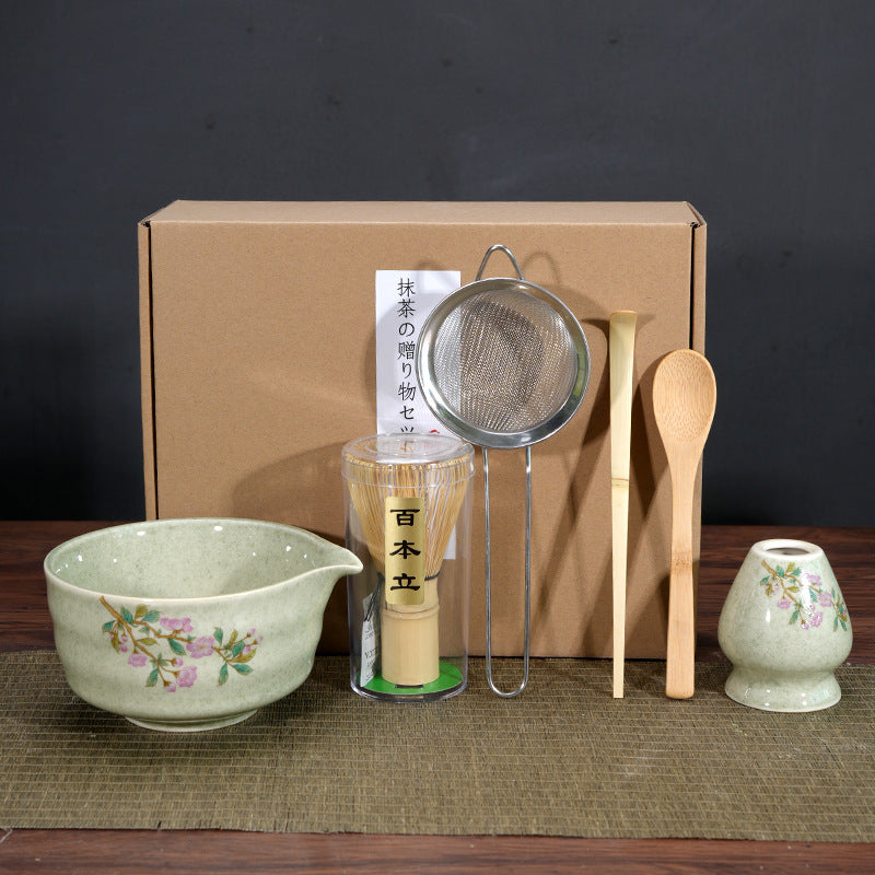Matcha Bowl Matcha Making Tea Ordering Tool Ceramic Tea Bowl Teacup Blender Matcha Brushing Tea Whisker Set