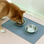 Pet Placemat Edible Grade Silicone Anti-Spill Non-Slip Waterproof Easy to Clean Large Cat and Dog Mat