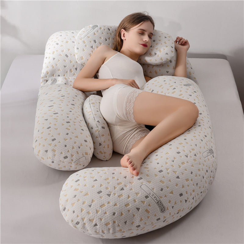 Pregnancy Pillow Waist Support Belly Cradle Multi-Functional Side Sleep Pillow Pregnancy Sleepin