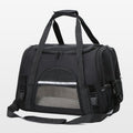 Foldable & Expandable Pet Carrier Bag - Mesh Breathable Cat/Dog Travel Bag, Convertible Crossbody Handbag for Small Pets