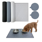 Pet Placemat Edible Grade Silicone Anti-Spill Non-Slip Waterproof Easy to Clean Large Cat and Dog Mat