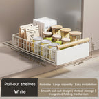 New Kitchen Pull-Out Cabinet Organizer, Sliding Rail Drawer for Spice and Bottle Storage