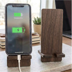 Solid wood mobile phone stand desktop
