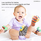 Baby Toys 0-1 Year Old Newborns Wrist Ringing Socks Comfort Set Baby Gift