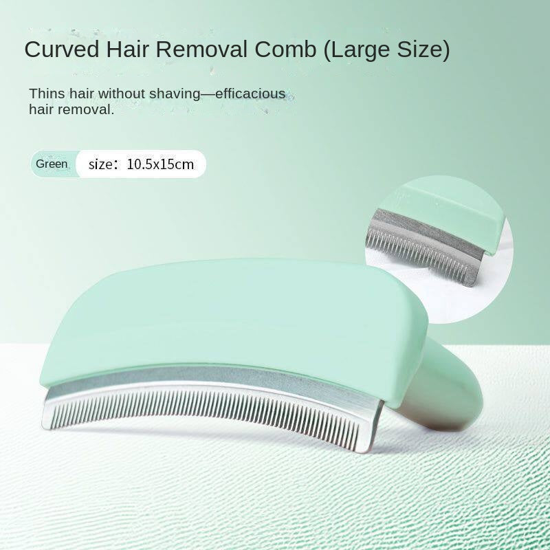 Cat Comb for Removing Loose Hair, Pet Grooming Tool for Long-Haired Cats, Undercoat Brush for Pets, Dog Hair Thinning Brush