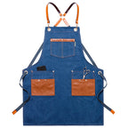 Hairstylist apron denim custom logo