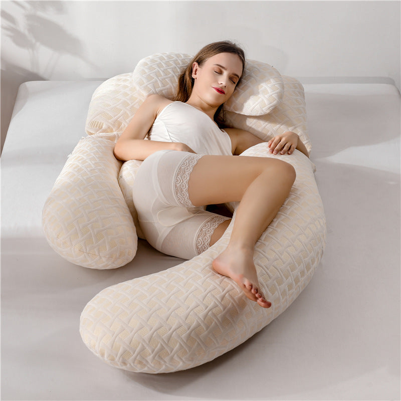Pregnancy Pillow Waist Support Belly Cradle Multi-Functional Side Sleep Pillow Pregnancy Sleepin