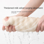 French Style Dry Hair Cap for Adults, Extra Large and Thick, Strong Water Absorption, Quick Drying Hair Care, One-Piece Head Wrap Dry Hair Towel