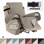 Waterproof Recliner Cover Snap Fixed Pet Dog Kids Sofa Mat Couch Slipcovers For Living Room Dustproof Furniture Protector Covers