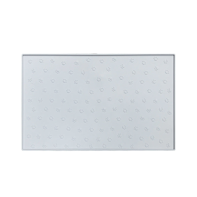 Pet Placemat Edible Grade Silicone Anti-Spill Non-Slip Waterproof Easy to Clean Large Cat and Dog Mat