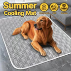 Pet Summer Cooling Mat Breathable Washable Anti Slip Large Dog Cool Pad Portable Sleeping Cushion For Puppy Cat Rest Accessory