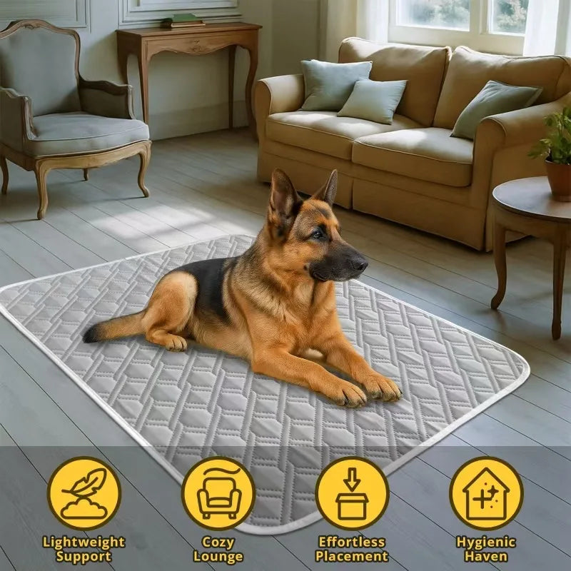 Pet Summer Cooling Mat Breathable Washable Anti Slip Large Dog Cool Pad Portable Sleeping Cushion For Puppy Cat Rest Accessory
